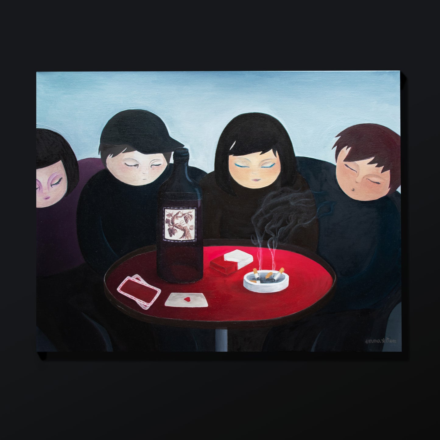Adelphité - Peinture à l'huile